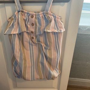 18 month striped romper